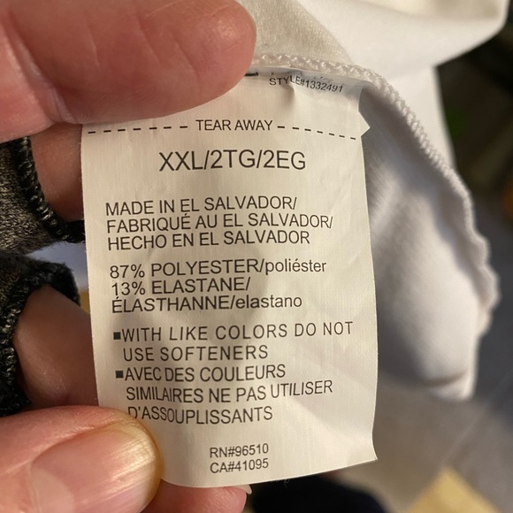 NWT Men’s UA Coldgear White Knit Tee Long Sleeve size XXL - Picture 6 of 14